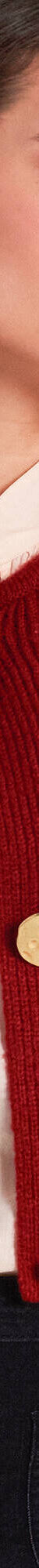 Gilet sans manches toucher doux, boutons dorés (bordeaux) Gilet sans manches toucher doux, boutons dorés (bordeaux)